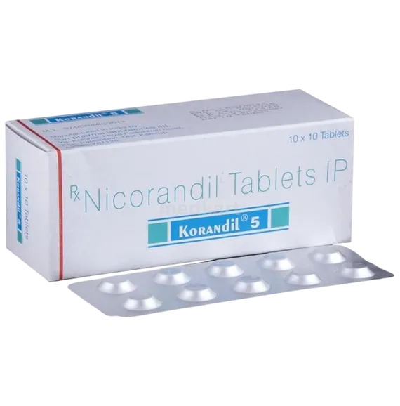 korandil 5mg tablet 10's